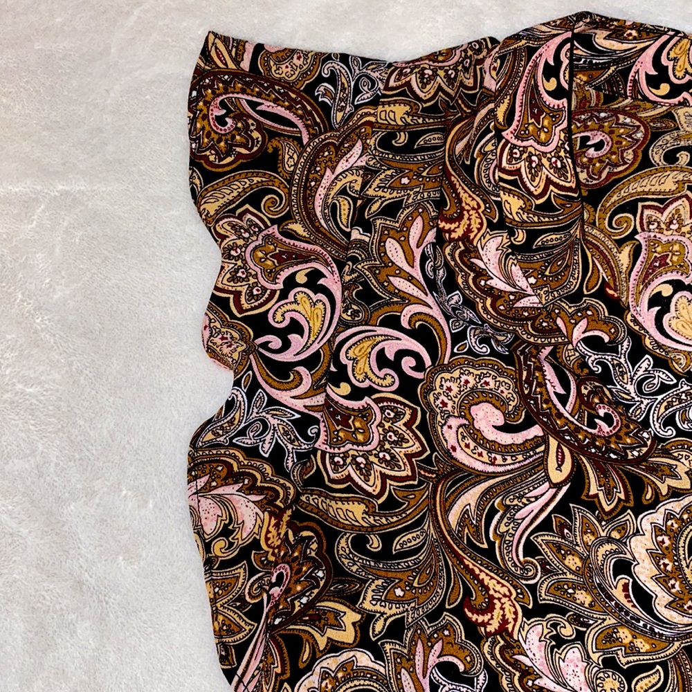 Philosophy Paisley Sleeveless Top - Picture 3 of 7